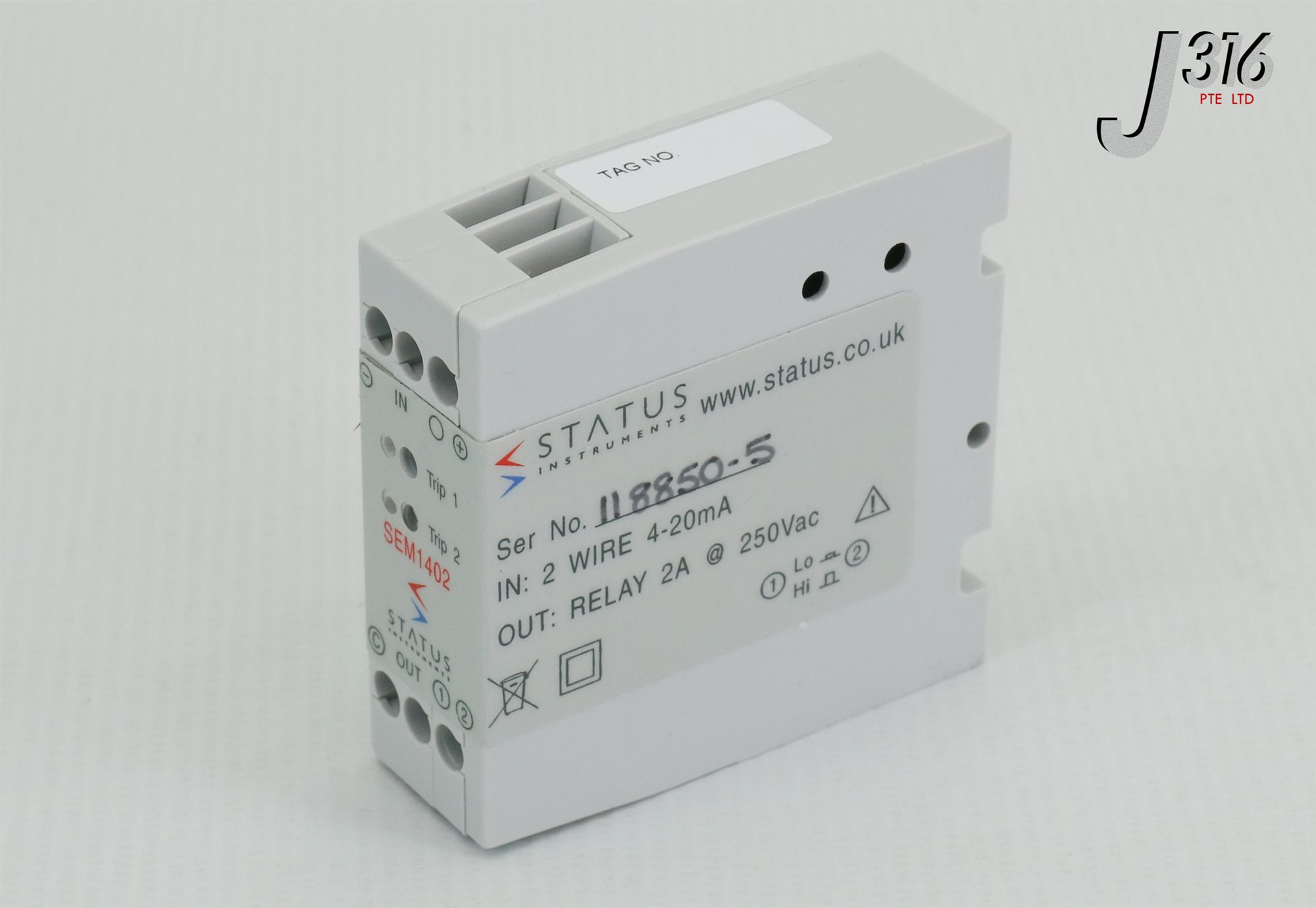 24096 STATUS INSTRUMENTS LOOP POWERED TRIP AMPLIFIER (NEW) SEM1402